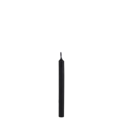 Taper Candle 2.5 h H13/D1.2 cm black