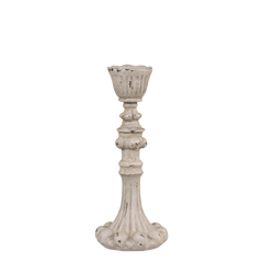 Candlestick H17/D7 cm antique grey