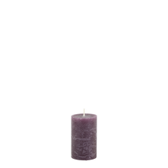 Macon Pillar Candle rustic 16 h H8/D5 cm plum