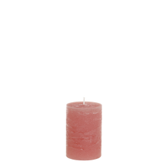 Macon Pillar Candle rustic 40 h H10/D7 cm raspberry