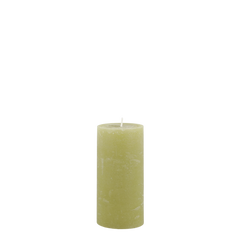 Macon Pillar Candle rustic 60 h H15/D7 cm moss