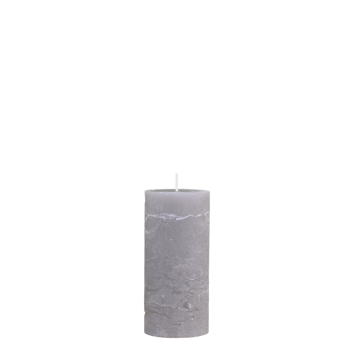 Macon Pillar candle rustic 60 h H15/D7 cm french grey