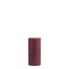 Macon Pillar Candle rustic 60 h H15/D7 cm dark red