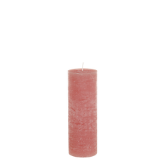 Macon Pillar Candle rustic 80 h H20/D7 cm raspberry