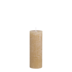 Macon Pillar candle rustic 80 h H20/D7 cm honey