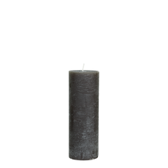 Macon Pillar Candle rustic 80 h H20/D7 cm coffee