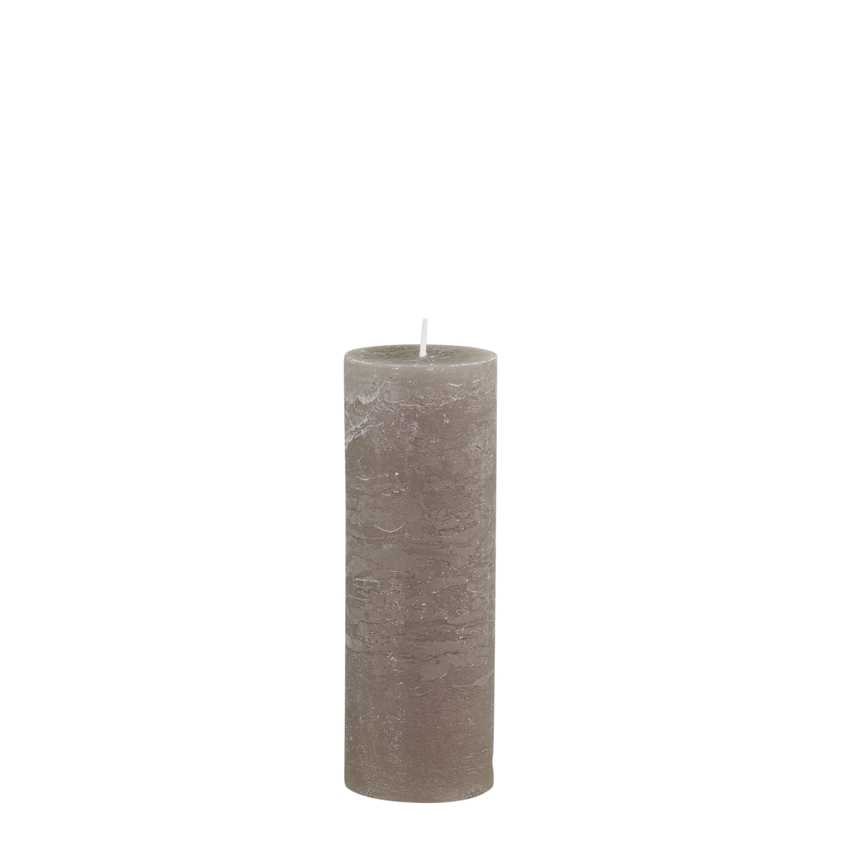 Macon Pillar candle rustic 80 h H20/D7 cm linen