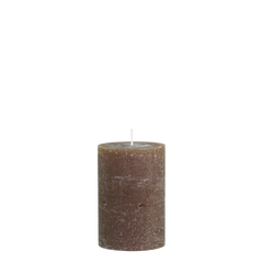 Macon Pillar candle rustic 90 h H15/D10 cm walnut