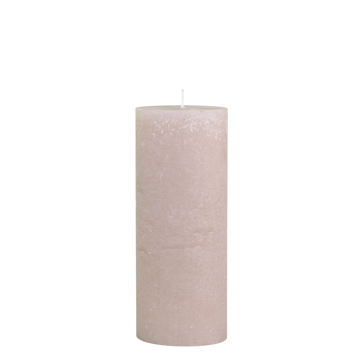 Macon Pillar candle rustic 150 h H25/D10 cm dusty rose