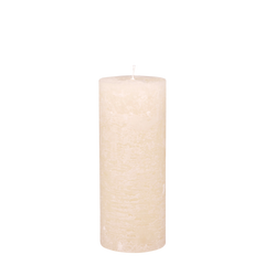 Macon Pillar candle rustic 150 h H25/D10 cm nude