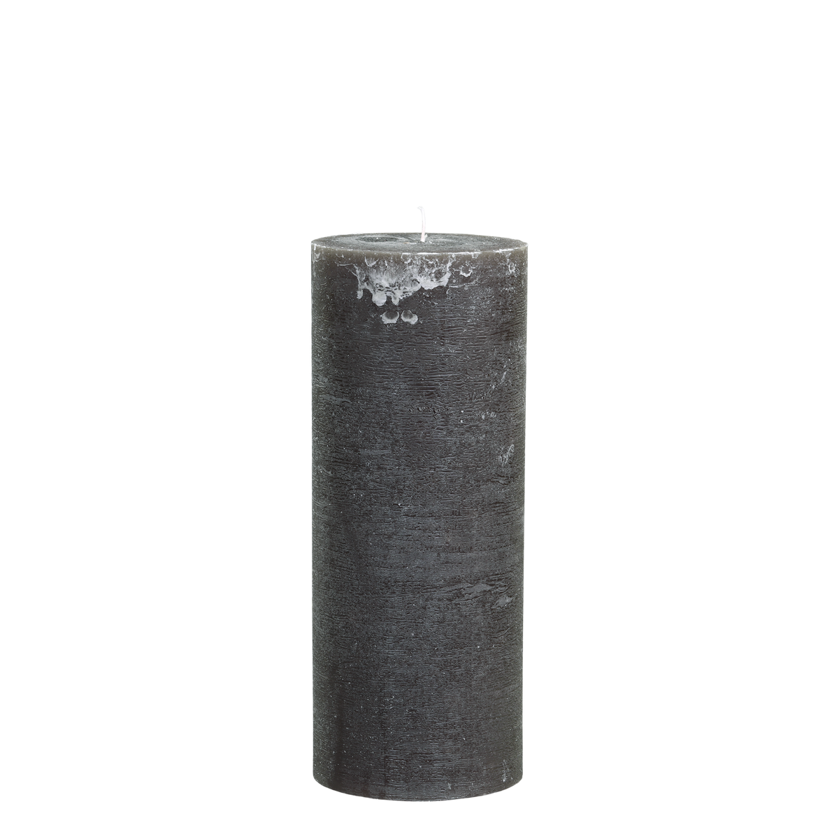 Macon Pillar Candle rustic 150 h H25/D10 cm coffee