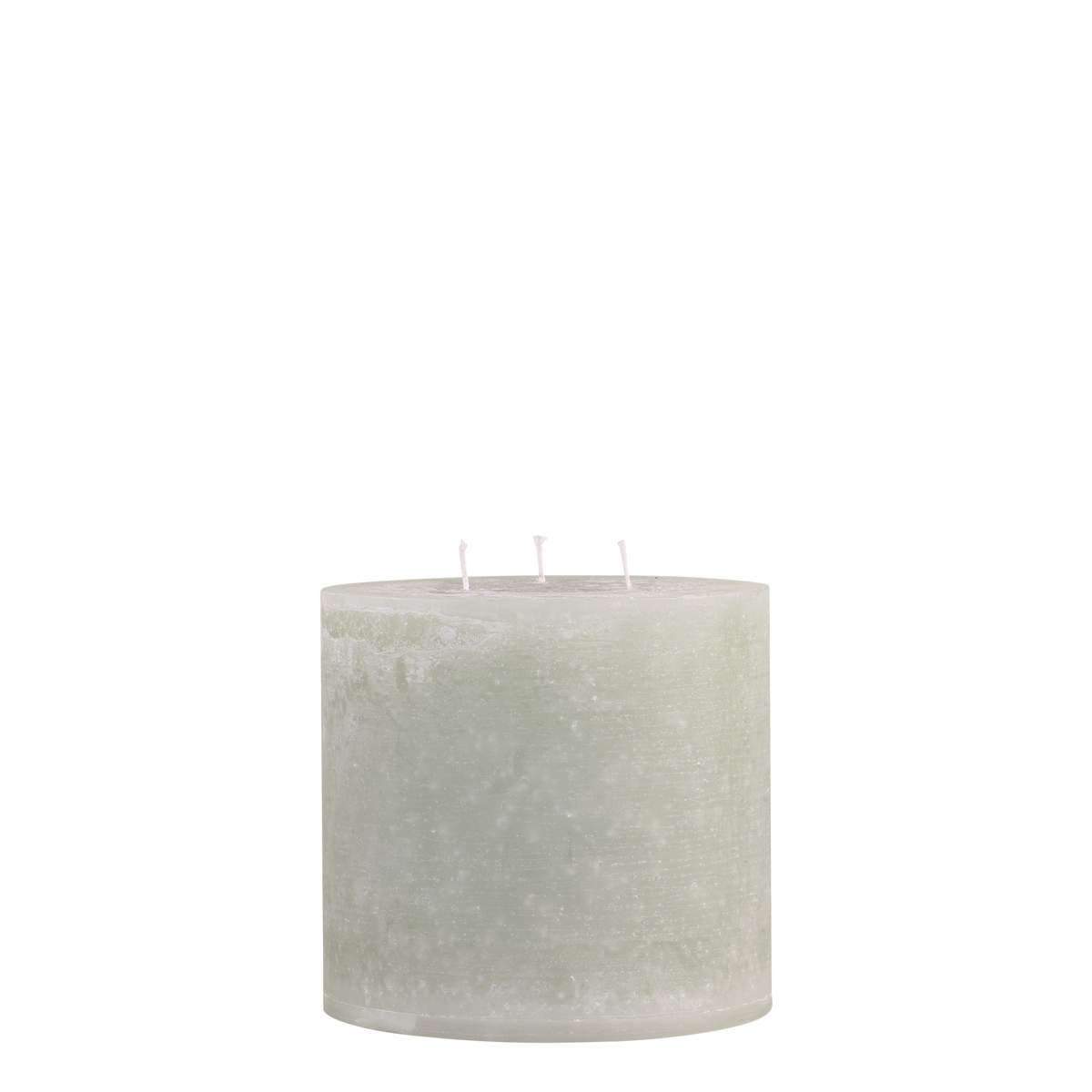 Macon Pillar candle rustic w. 3 wicks 80 h H15/D15 cm verte