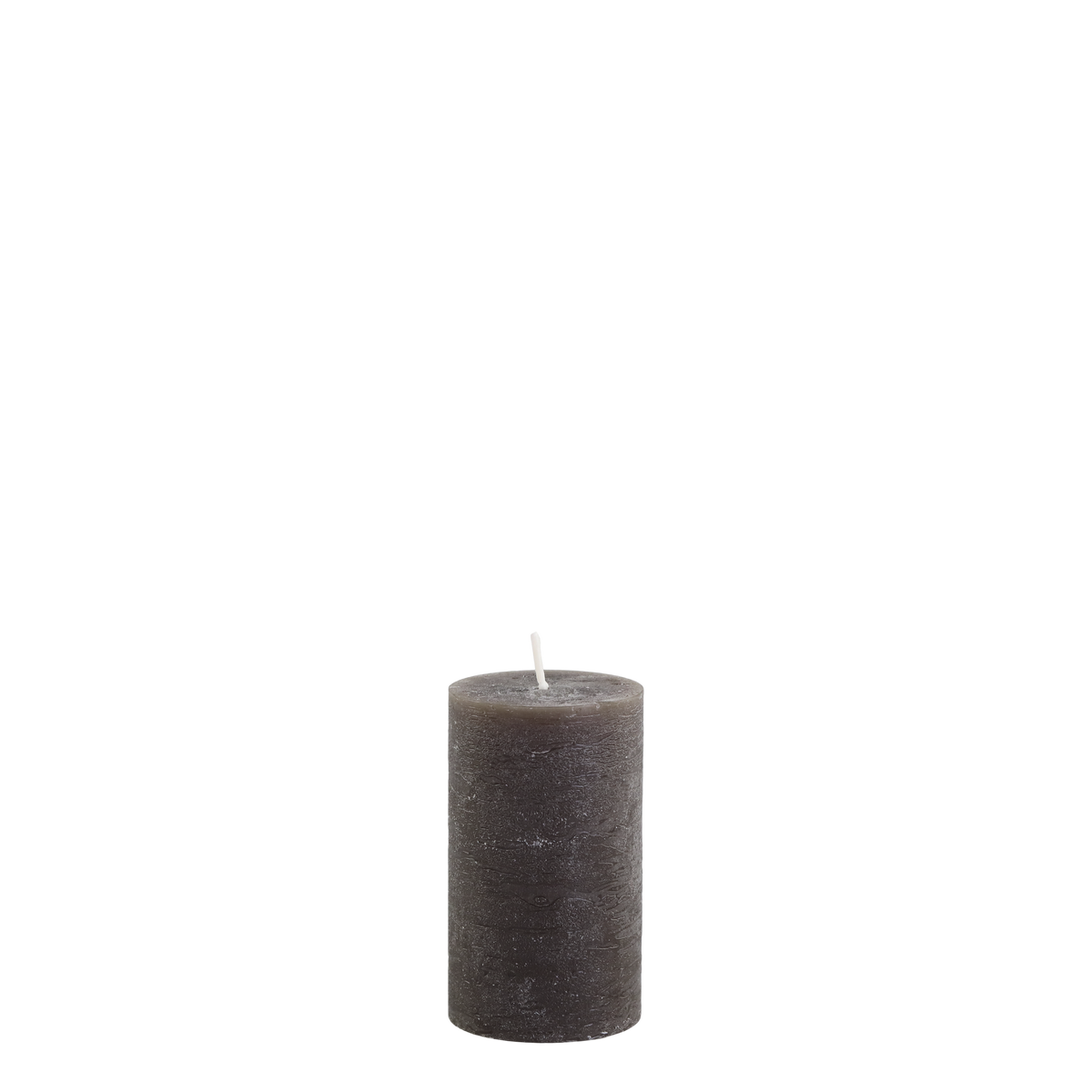 Macon Pillar Candle rustic 30 h H10/D6 cm coffee