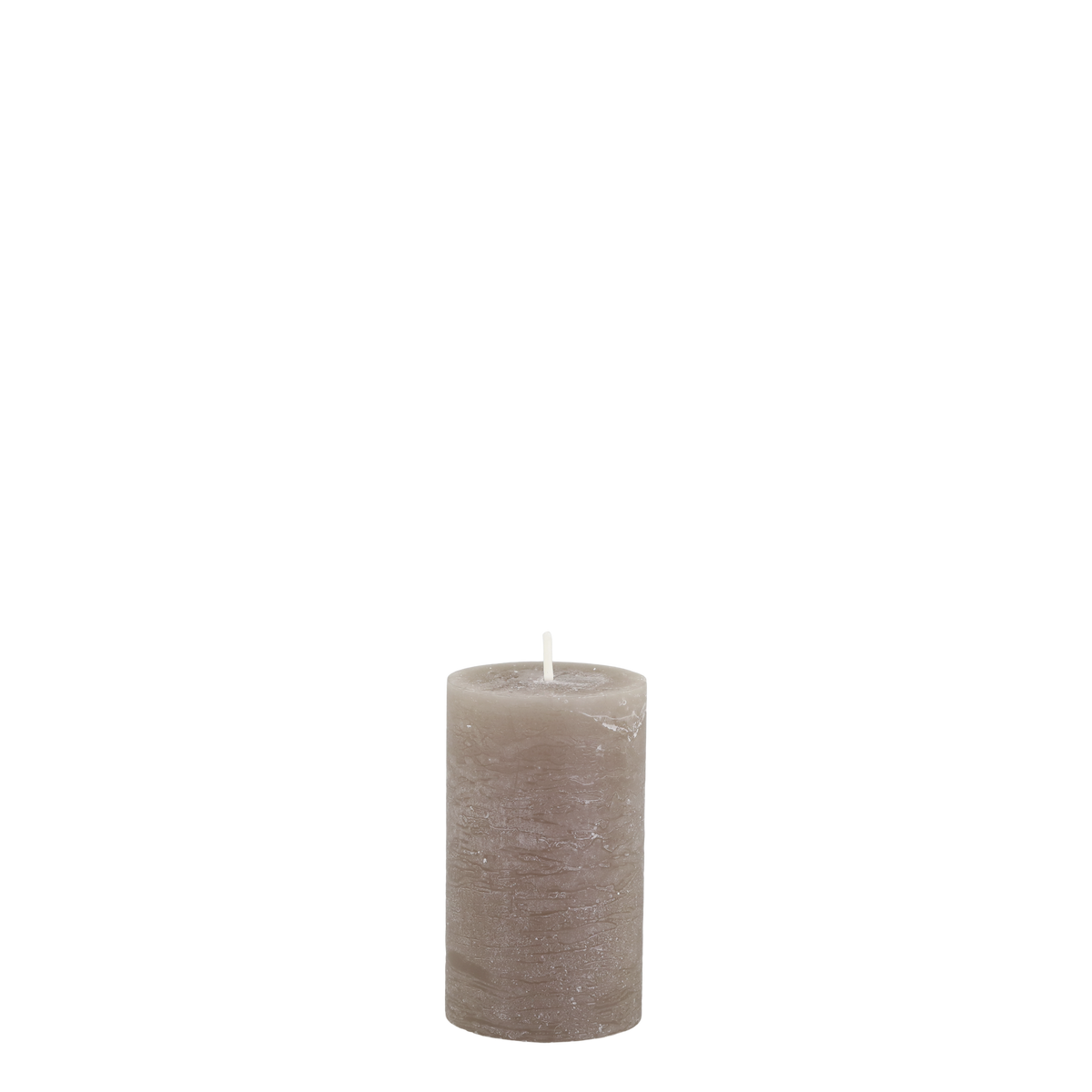 Macon Pillar Candle rustic 30 h H10/D6 cm linen