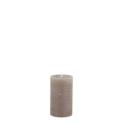 Macon Pillar Candle rustic 30 h H10/D6 cm linen