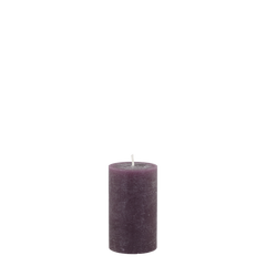 Macon Pillar Candle rustic 30 h H10/D6 cm plum