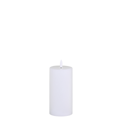 Pillar Candle LED H15/D7.5 cm white