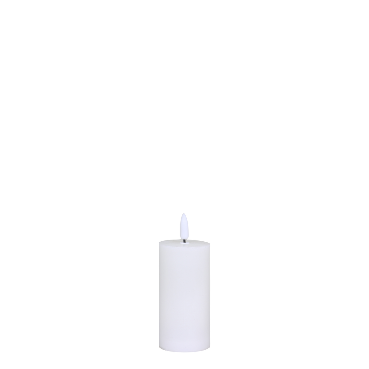 Pillar Candle LED incl. battery H10/D5 cm white