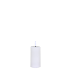 Pillar Candle LED incl. battery H10/D5 cm white