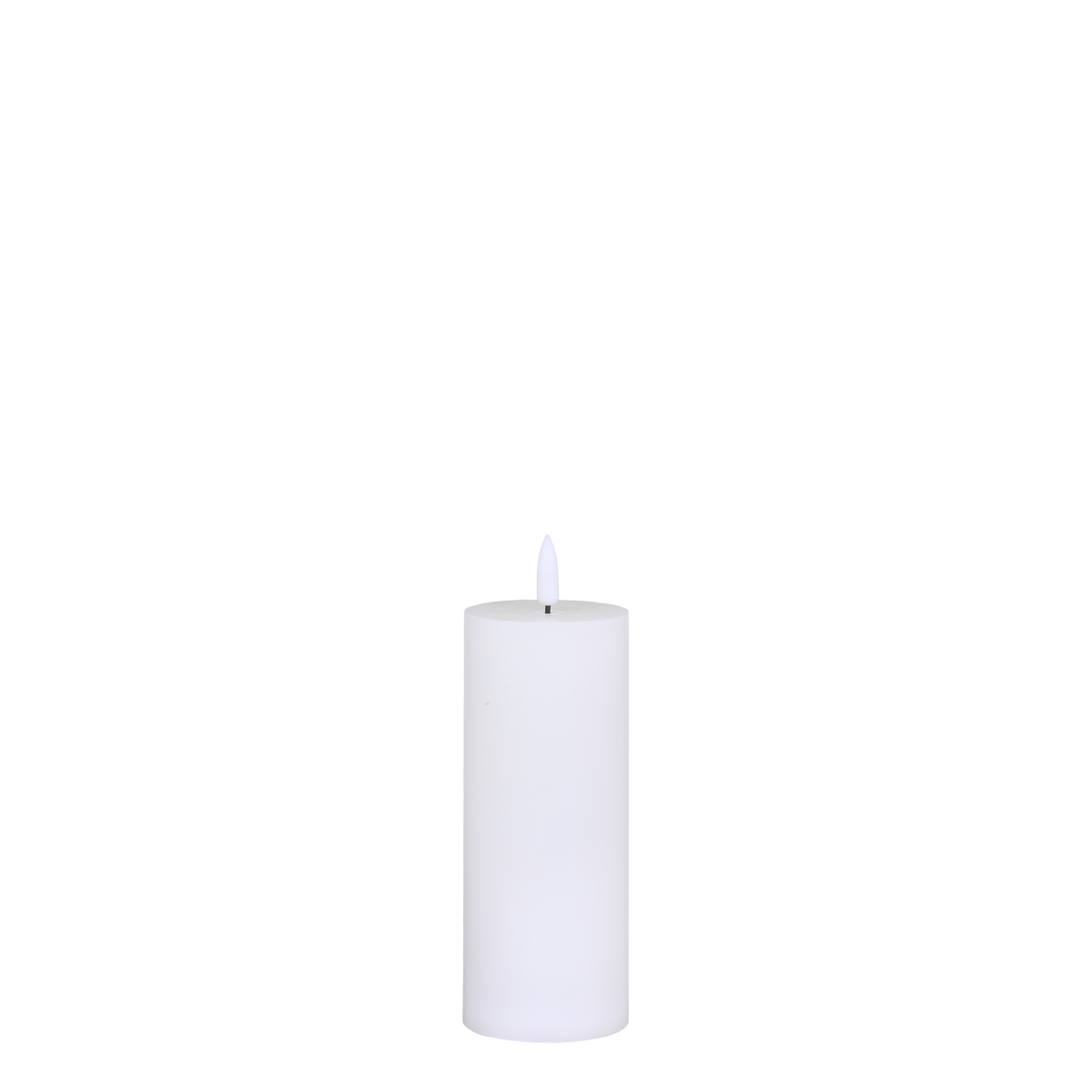 Pillar Candle LED incl. battery H15/D6 cm white