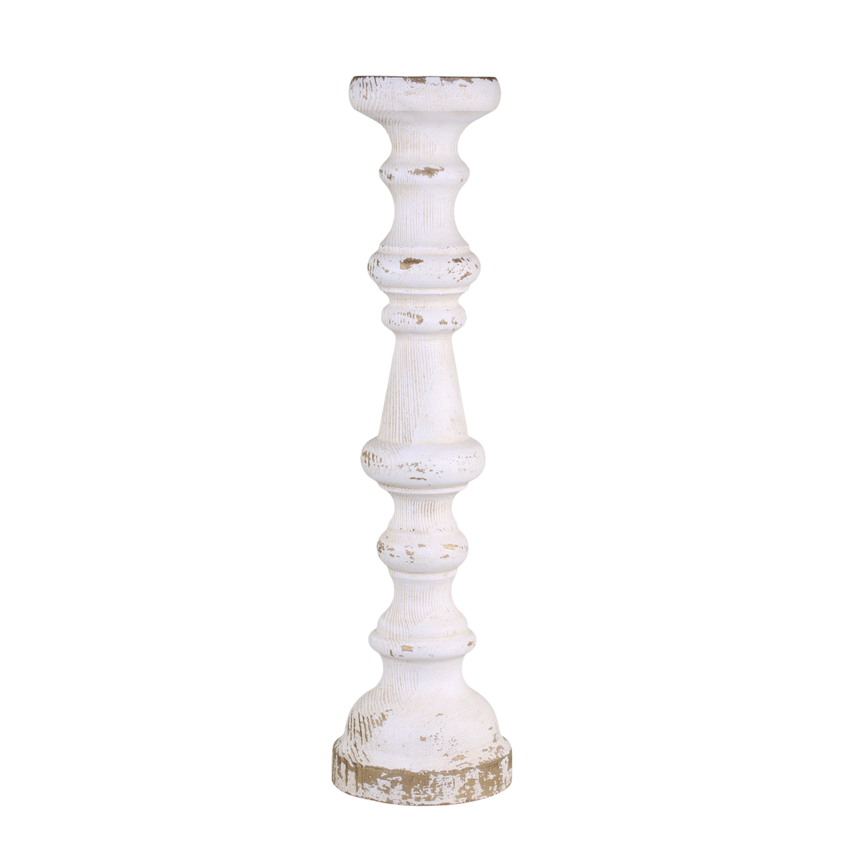 Candlestick f. pillar candle H60.5/D15.5 cm antique cream