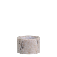 Morlaix Holder in marble H6/D10 cm latte