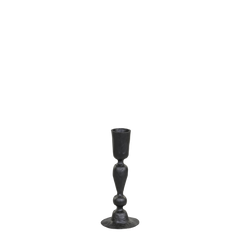 Candlestick H16/D6.5 cm antique black