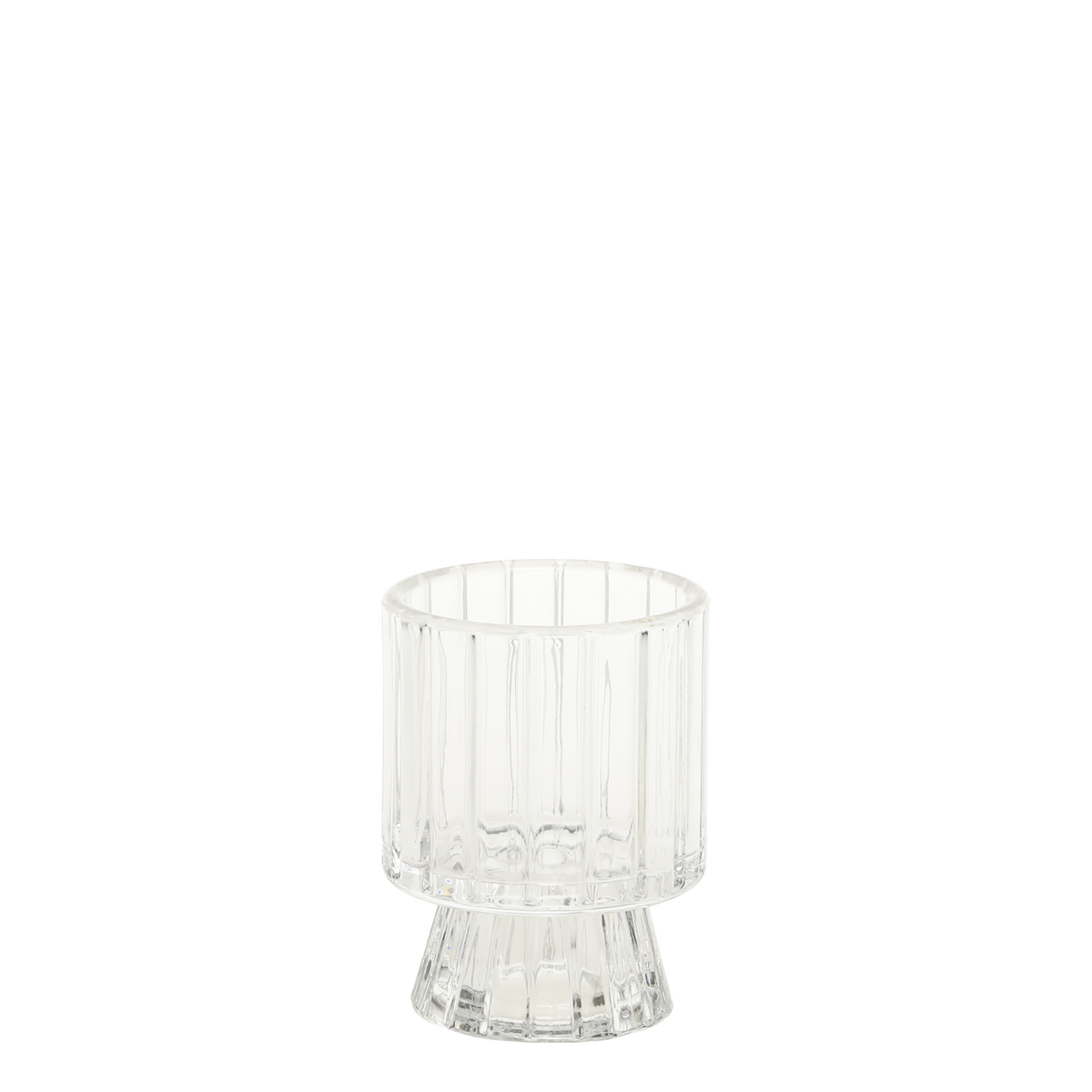 Candlestick H8/D6 cm clear