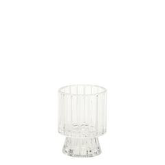 Candlestick H8/D6 cm clear