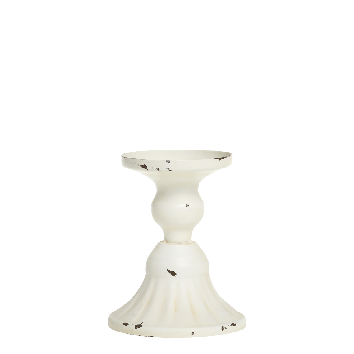 Candlestick H11/D9 cm antique cream