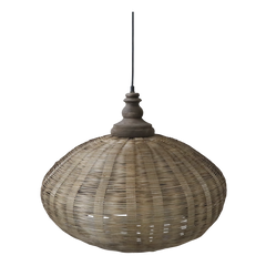 Lamp in wickered rattan H46/D62 cm nature