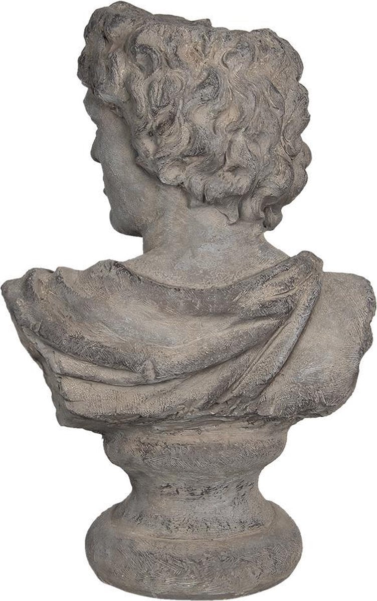 Mandlig Bust urtepotte 50x32x78cm