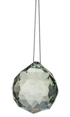 CRYSTAL GLASS BALL 4CM LIGHT GREEN