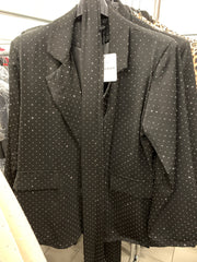 Bling blazer med “slips”