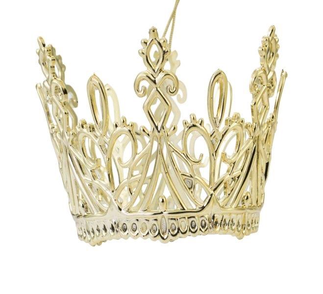 75MM FILIGREE CROWN SHINY GOLD