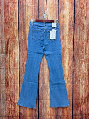 Lysvasket bootcut jeans