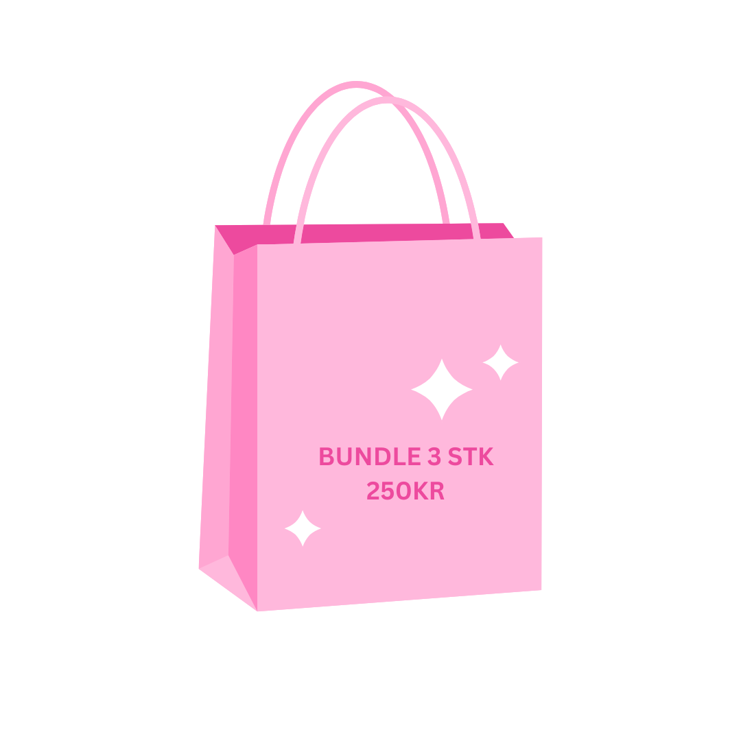 Bundles 3 stk - 250kr