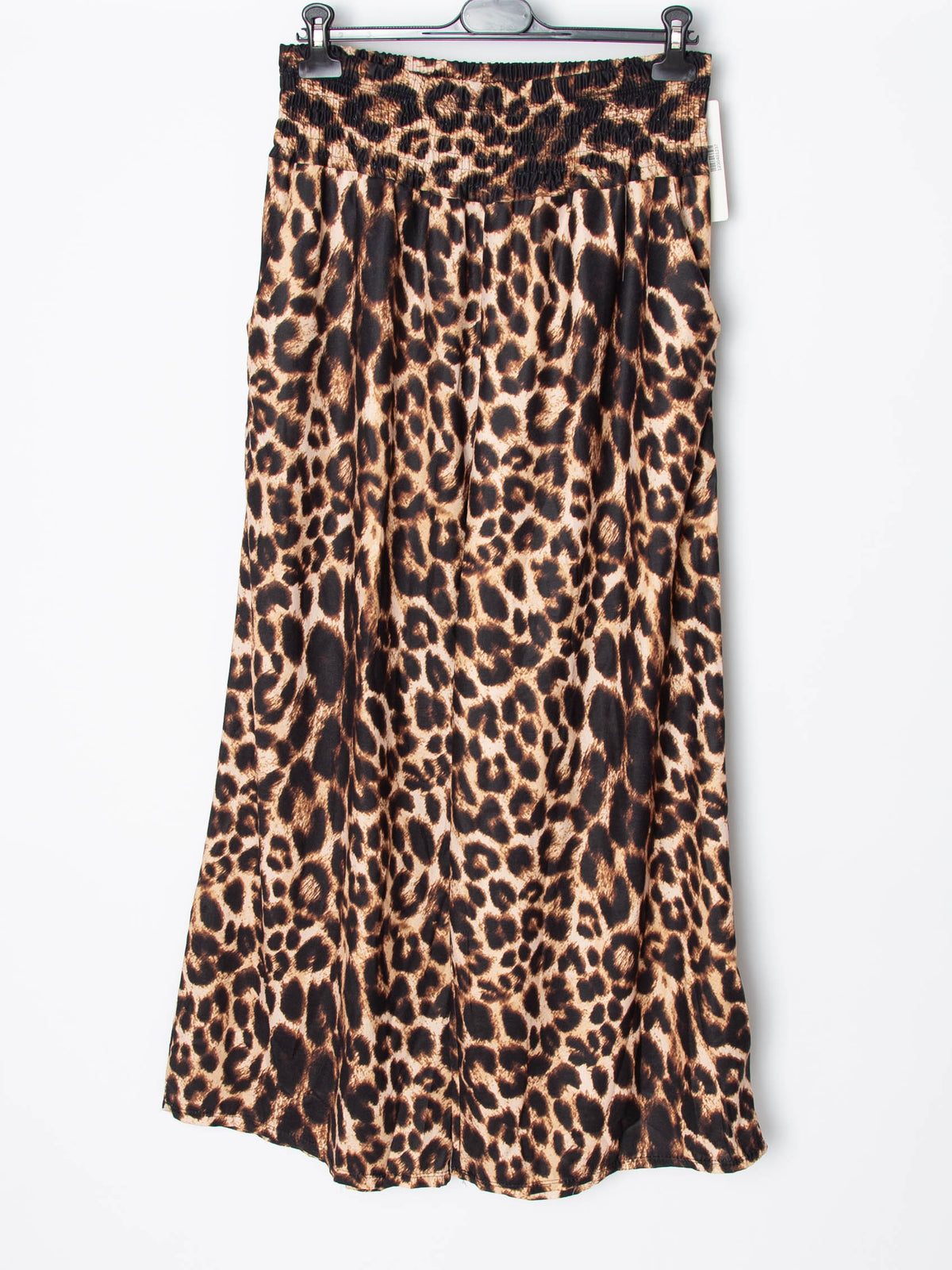 Smockbukser med leopard print