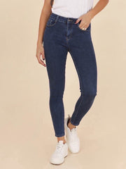 Darkwash push up jeans