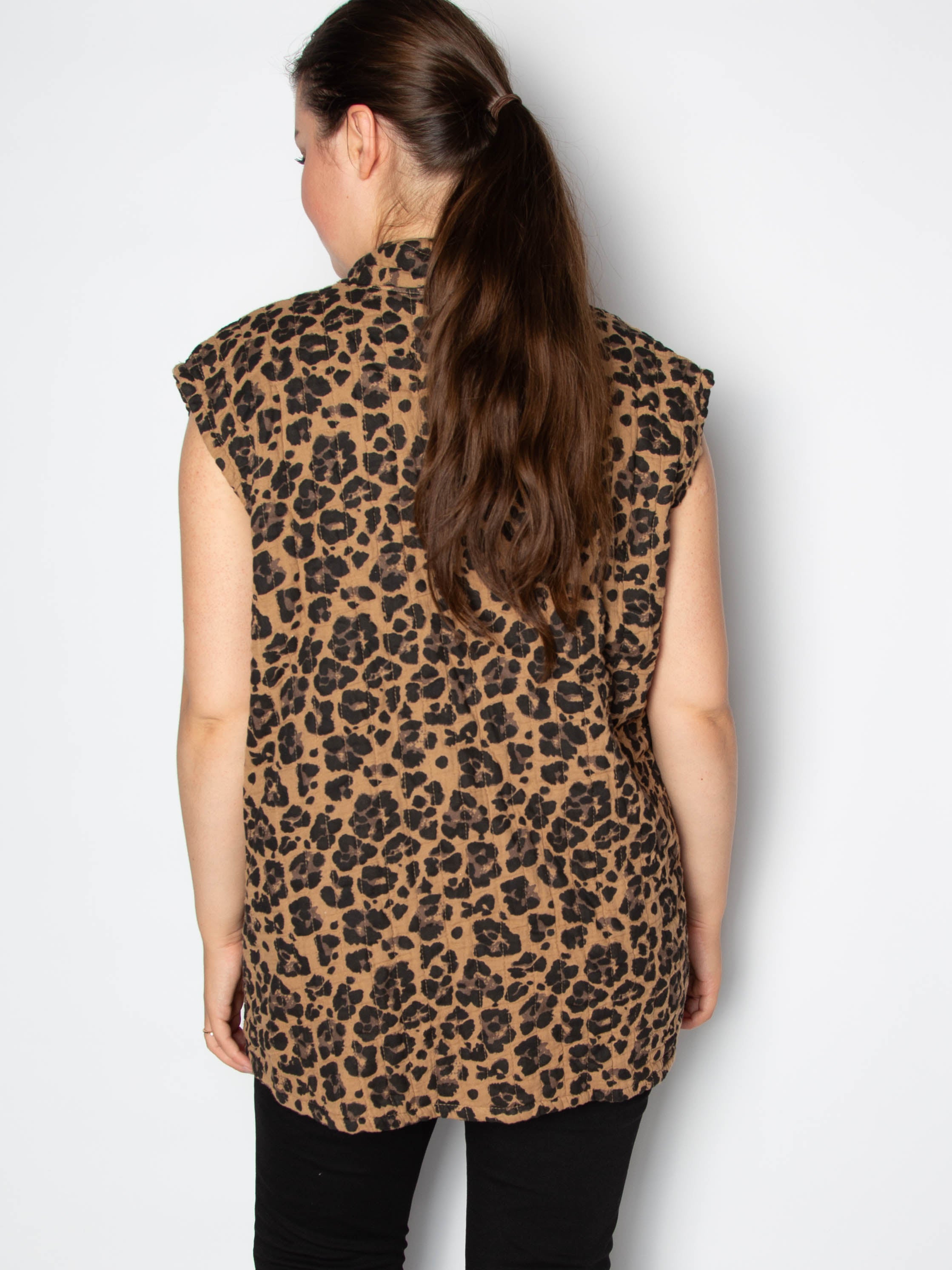 Vatteret leopard vest  - ITSEP24