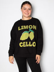 Sweatshirt med lemon - ITSEP24