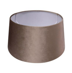 Shade half high chic velvet taupe 30x25x15