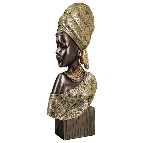 Statue af afrikansk kvinde, Polyresin