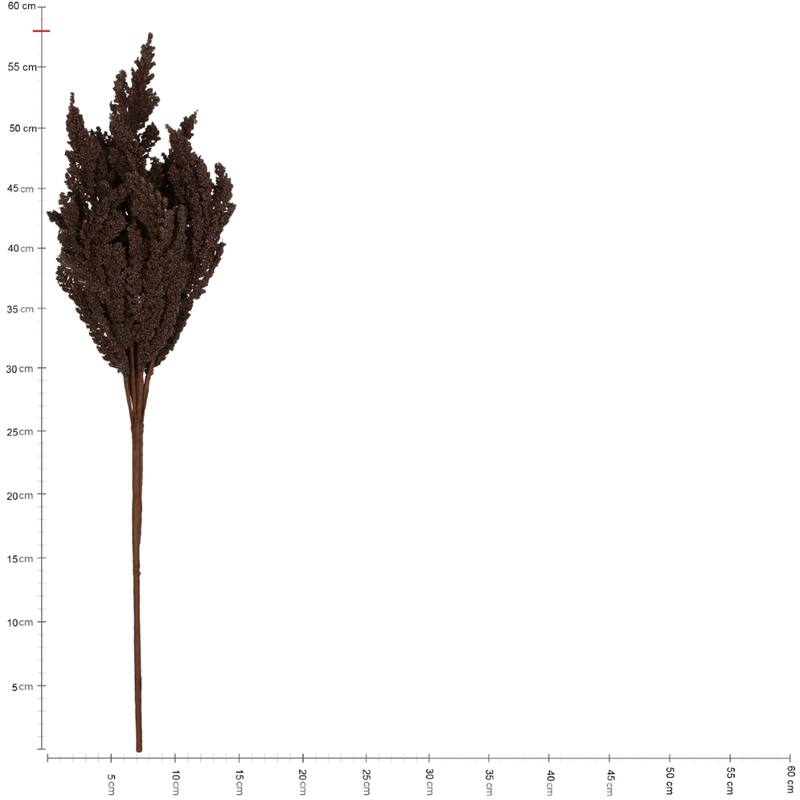 Kunstig gren med bær 58cm