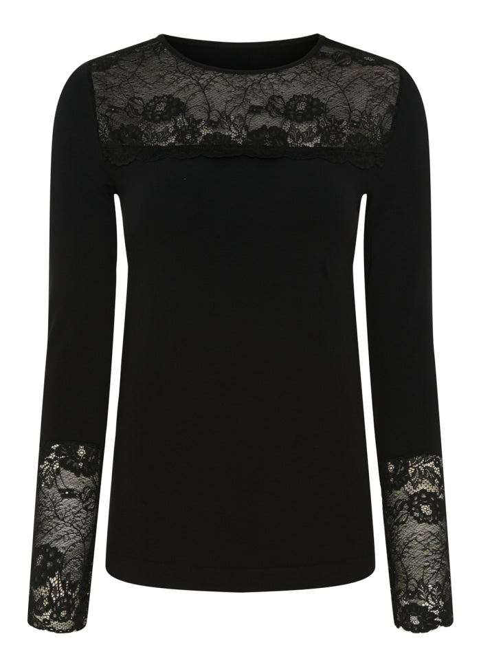 Tim & Simonsen Nancy Blouse lacechest LS