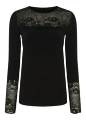 Tim & Simonsen Nancy Blouse lacechest LS